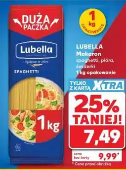 Kaufland LUBELLA Makaron spaghetti, pióra, świderki 1 kg opakowanie oferta