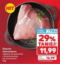 Kaufland Żeberka ekstraprime oferta