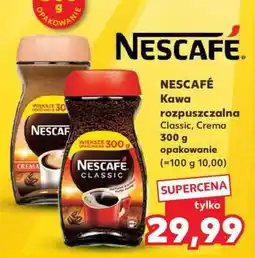Kaufland NESCAFÉ Kawa rozpuszczalna Classic, Crema 300 g opakowanie oferta