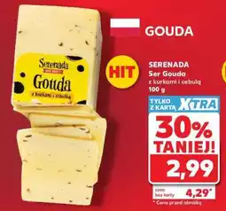 Kaufland SERENADA Ser Gouda z kurkami i cebulą 100 g oferta