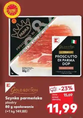 Kaufland Szynka parmeńska plastry oferta