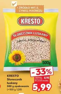 Kaufland KRESTO Słonecznik łuskany oferta