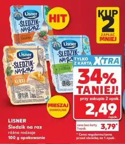 Kaufland LISNER Śledzik na raz oferta