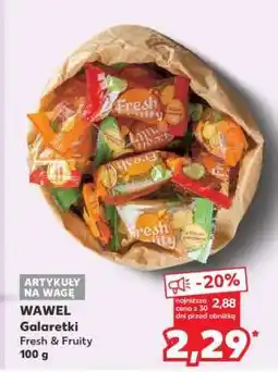 Kaufland WAWEL Galaretki Fresh & Fruity 100 g oferta