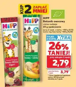 Kaufland HIPP Batoniki owocowy oferta