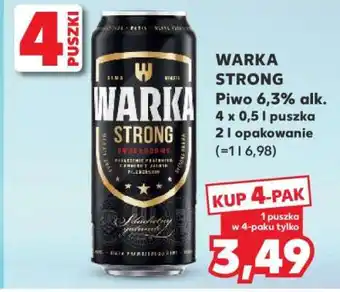 Kaufland Warka Strong oferta