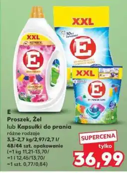 Kaufland E Proszek, Żel lub Kapsułki do prania oferta