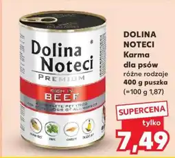 Kaufland DOLINA NOTECI Karma dla psów różne rodzaje 400 g puszka oferta