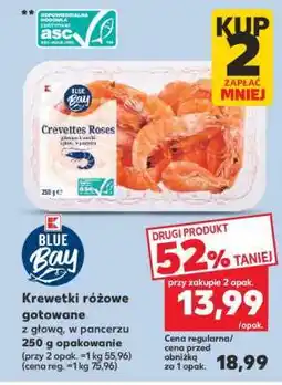 Kaufland Krewetki różowe gotowane oferta