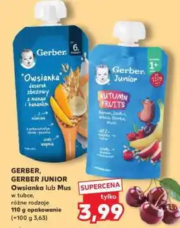 Kaufland GERBER, GERBER JUNIOR Owsianka lub Mus oferta