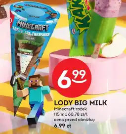 Żabka Lody big milk oferta
