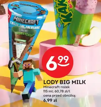 Żabka Lody big milk oferta