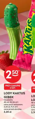 Żabka Lody kaktus gibek oferta