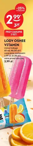 Żabka Lody oshee vitamin oferta