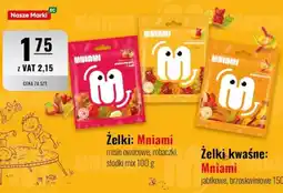 Eurocash Żelki: Mniami misie owocowe, robaczki, słodki mix oferta
