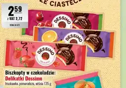Eurocash Biszkopty w czekoladzie: Delikatki Dessimo truskawka, pomarańcza, wiśnia oferta