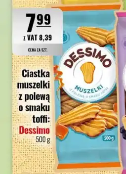 Eurocash Ciastka muszelki z polewą o smaku toffi: Dessimo oferta