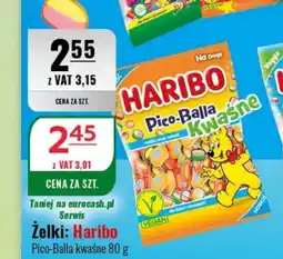 Eurocash Żelki: Haribo Pico-Balla kwaśne oferta