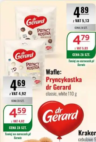 Eurocash Wafle: Pryncykostka dr Gerard classic, white oferta