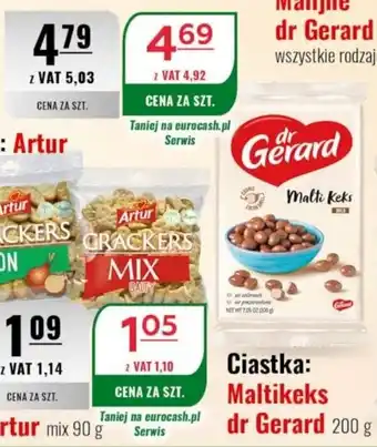 Eurocash Ciastka: Maltikeks dr Gerard oferta