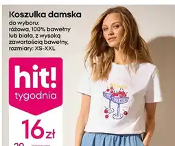 Pepco Koszulka damska biała z wysoką zawartością bawełny rozmiary XS-XXL oferta