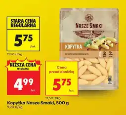 Biedronka Kopytka Nasze Smaki oferta