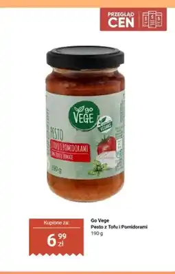 Biedronka Pesto z Tofu i Pomidorami Go Vege oferta