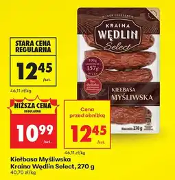 Biedronka Kiełbasa Myśliwska Kraina Wędlin Select oferta