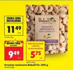 Biedronka Orzechy nerkowca BakaD'Or Selection oferta