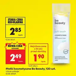 Biedronka Płatki kosmetyczne Be Beauty soft touch oferta