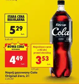 Biedronka Napój gazowany Fizz Up Cola Original Zero oferta