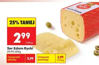 Biedronka Ser Edam Rycki oferta
