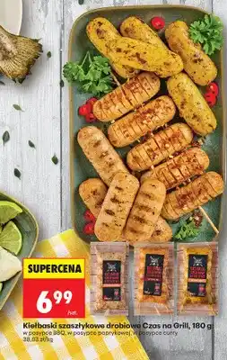 Biedronka Kiełbaski szaszłykowe drobiowe Czas na Grill w posypce BBQ oferta
