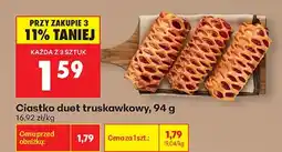 Biedronka Ciastko duet truskawkowy oferta