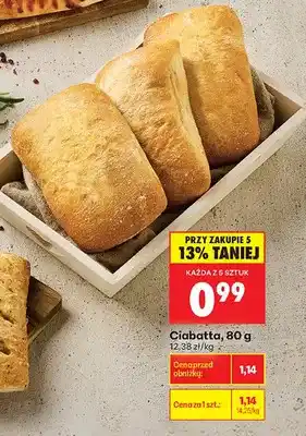 Biedronka Ciabatta oferta