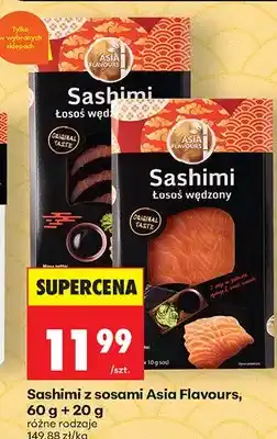 Biedronka Sashimi łosoś wędzony Asia Flavours oferta