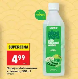 Biedronka Napój woda kokosowa z aloesem Moiso oferta