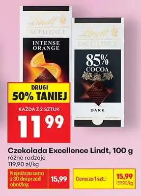 Biedronka Czekolada Lindt Excellence Intense Orange oferta