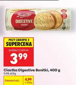 Biedronka Ciastka Digestive Classic Bonitki oferta