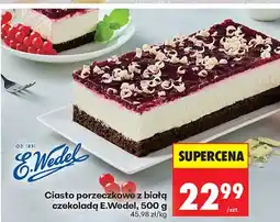 Biedronka Ciasto porzeczkowe z białą czekoladą E.Wedel oferta