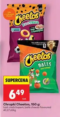 Biedronka Chrupki Cheetos Football tost z ketchupem oferta