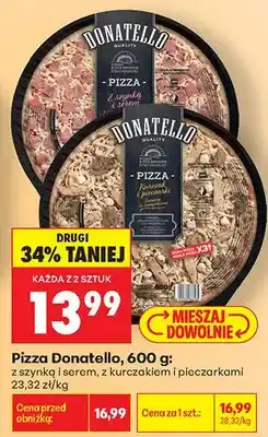 Biedronka Pizza Donatello z szynką i serem oferta