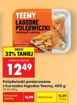 Biedronka Polędwiczki panierowane z kurczaka łagodne Yeemy oferta