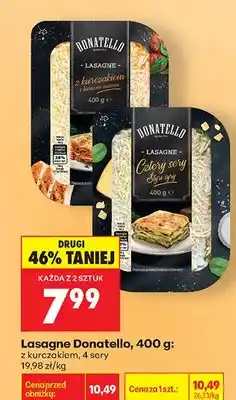 Biedronka Lasagne Donatello z kurczakiem oferta