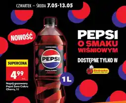 Biedronka Napój gazowany Pepsi Zero Cukru Cherry oferta