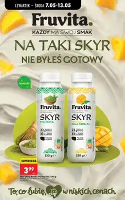 Biedronka Skyr pitny Smaki Azji Fruvita. matcha oferta