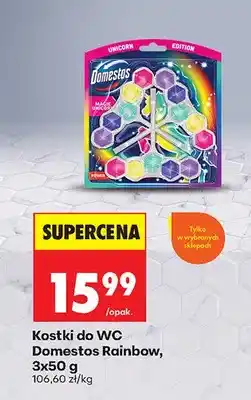 Biedronka Kostki do WC Domestos Rainbow Unicorn Edition Magic Unicorn oferta
