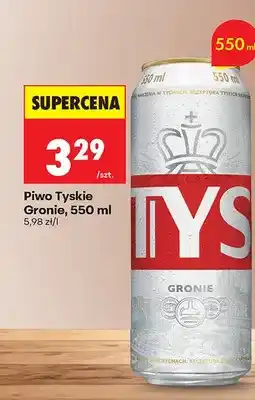 Biedronka Piwo Tyskie Gronie oferta