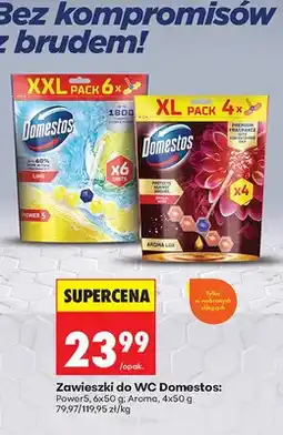Biedronka Zawieszki do WC Domestos Power5 Lime XXL Pack oferta