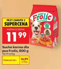 Biedronka Sucha karma dla psa Frolic oferta
